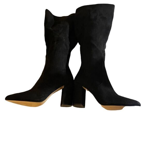 NWOT BLACK 14TH&UNION knee high boots SIZE 6 - Picture 3 of 8